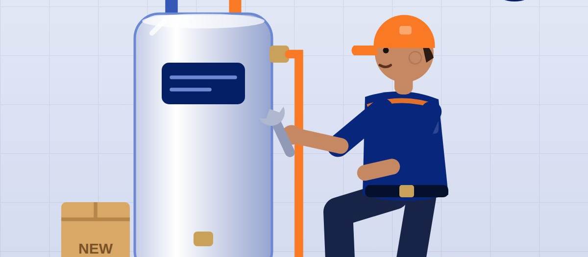 How an electric water heater heats