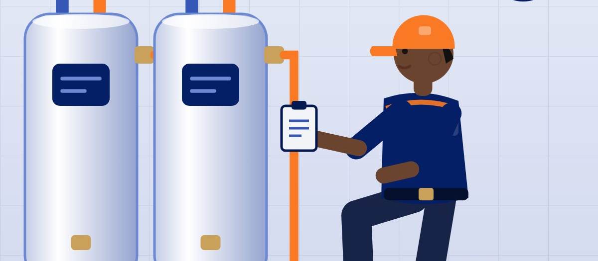 What affects the cost of getting hot water back?